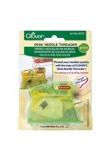 Clover Desk Needle Threader - Green