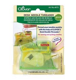 Clover Desk Needle Threader - Green