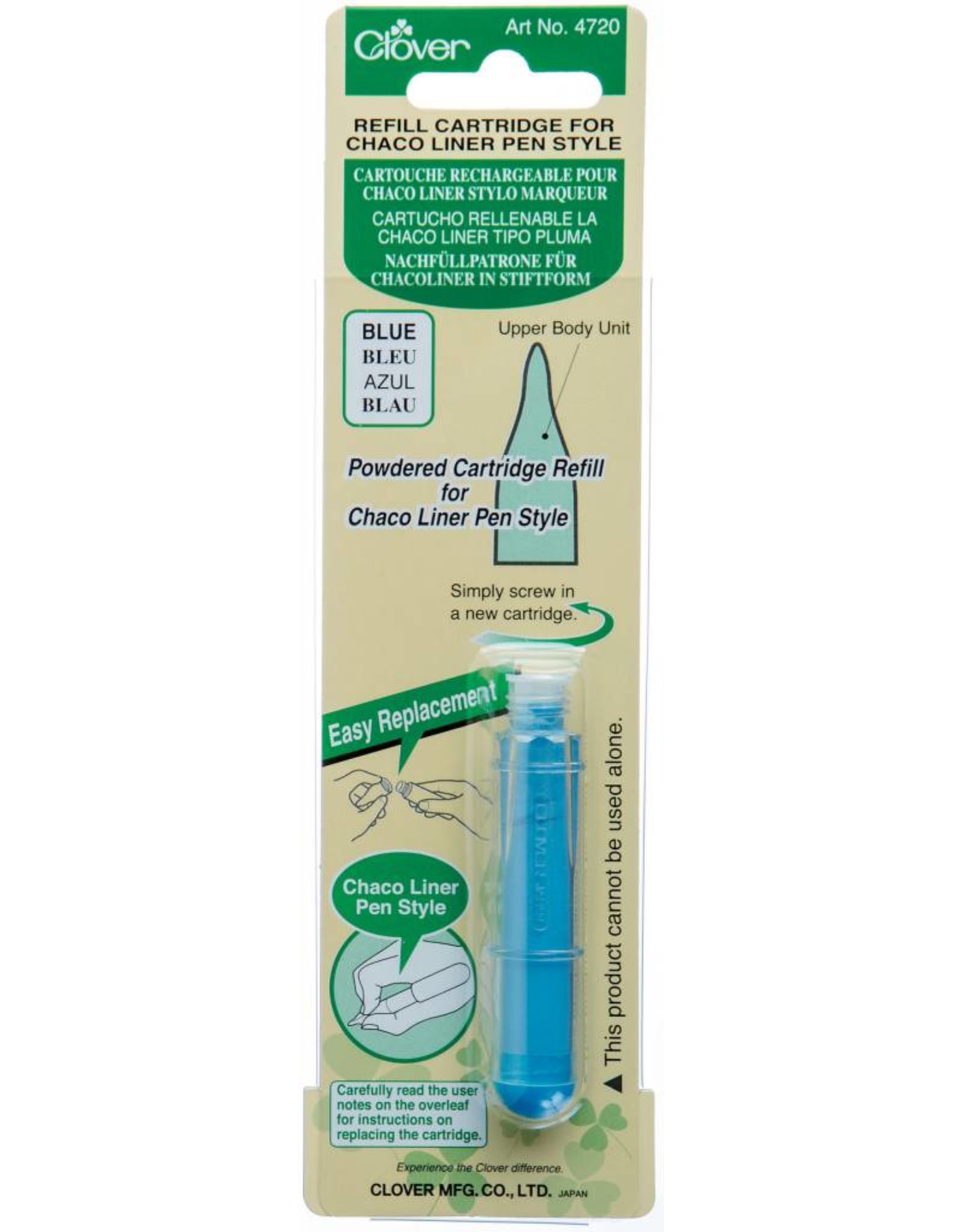 Clover Chaco Liner - Refill Cartridge Blue