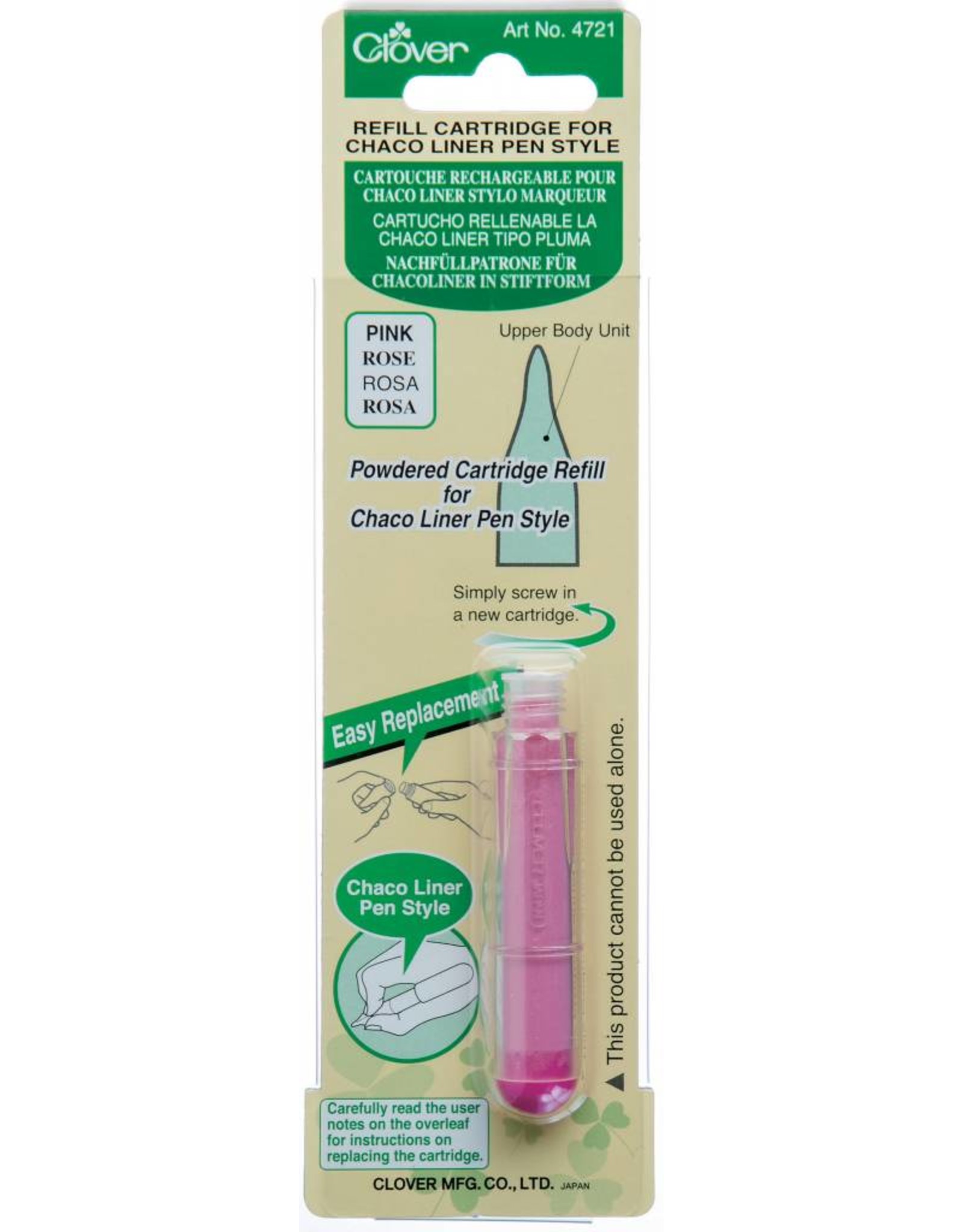 Clover Chaco Liner - Refill Cartridge Pink