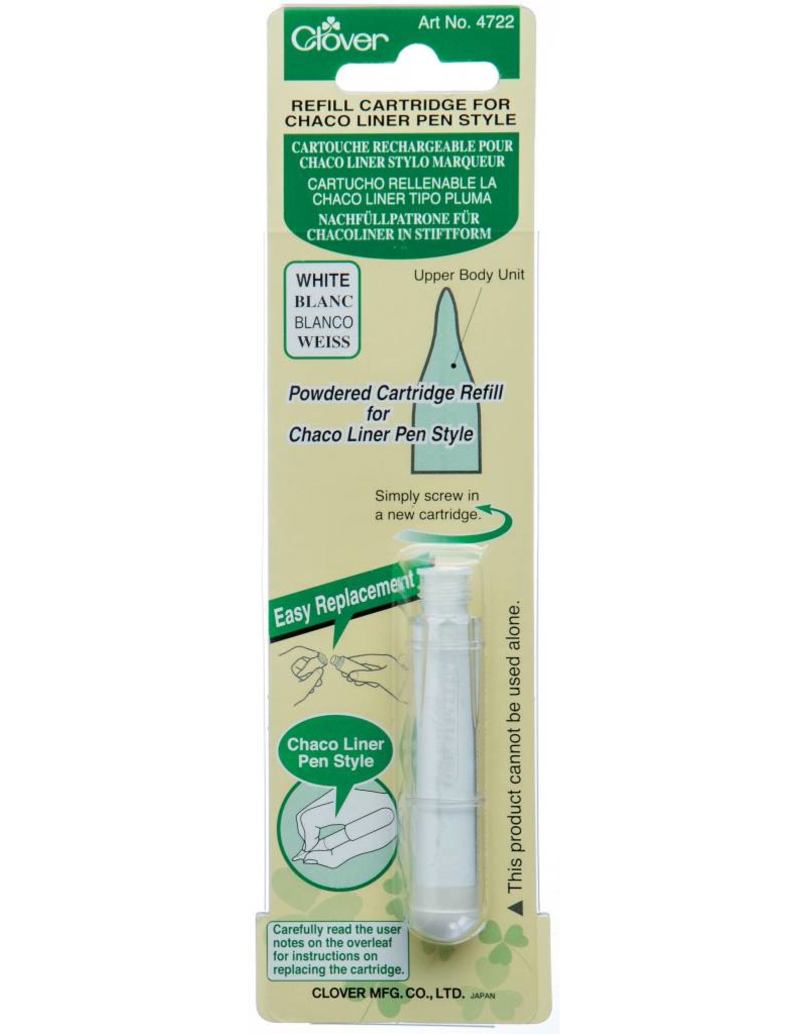 Clover Chaco Liner - Navulling Wit