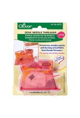 Clover Desk Needle Threader - Pink