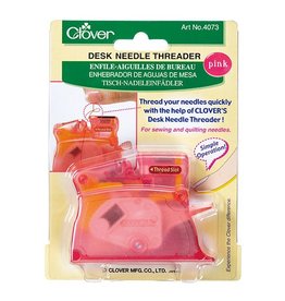 Clover Desk Needle Threader - Pink