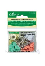 Clover Flower Head Pins - 100 Pins