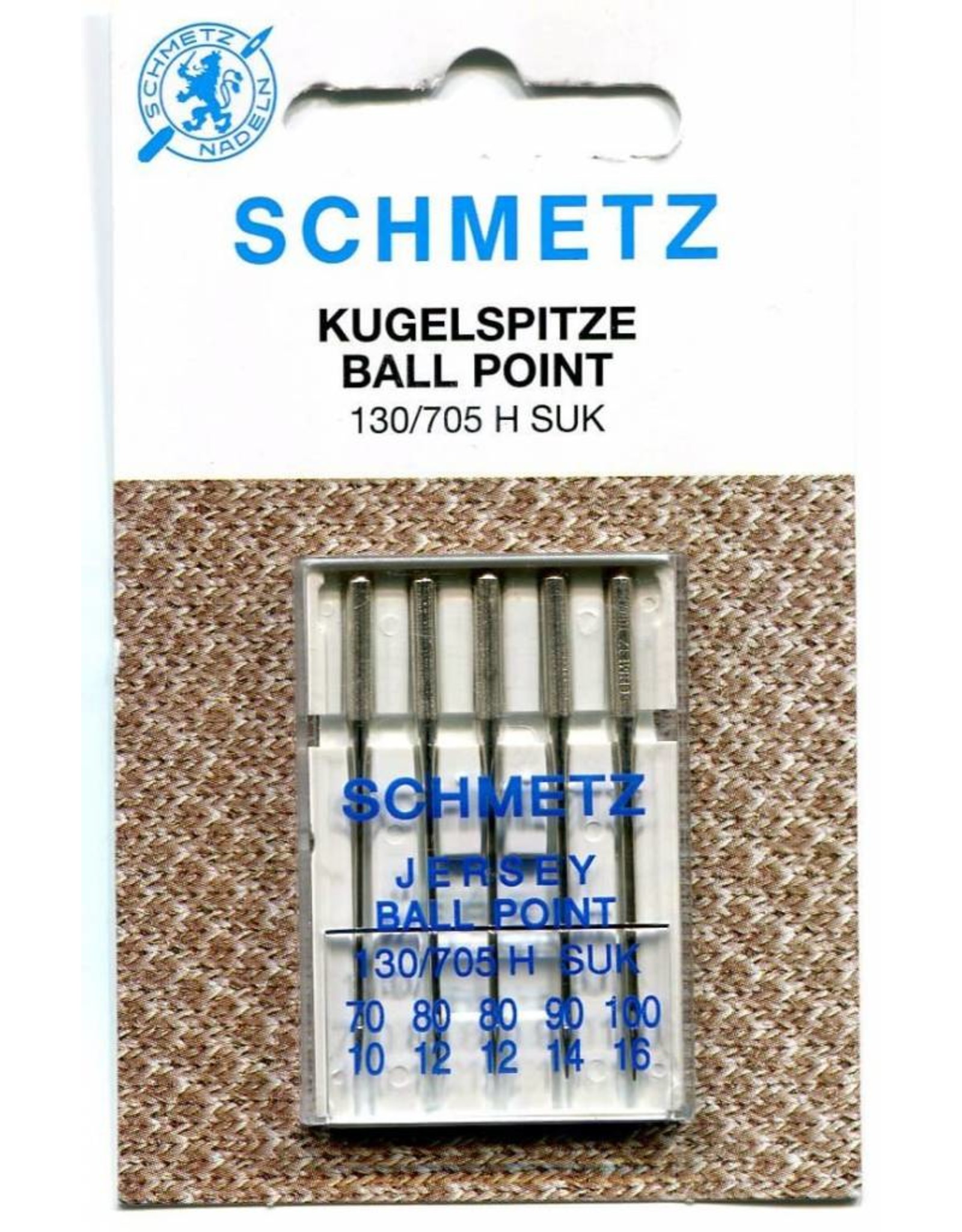 Schmetz Ball Point Needle - 130/705 H SUK - 70/80/90 ass.