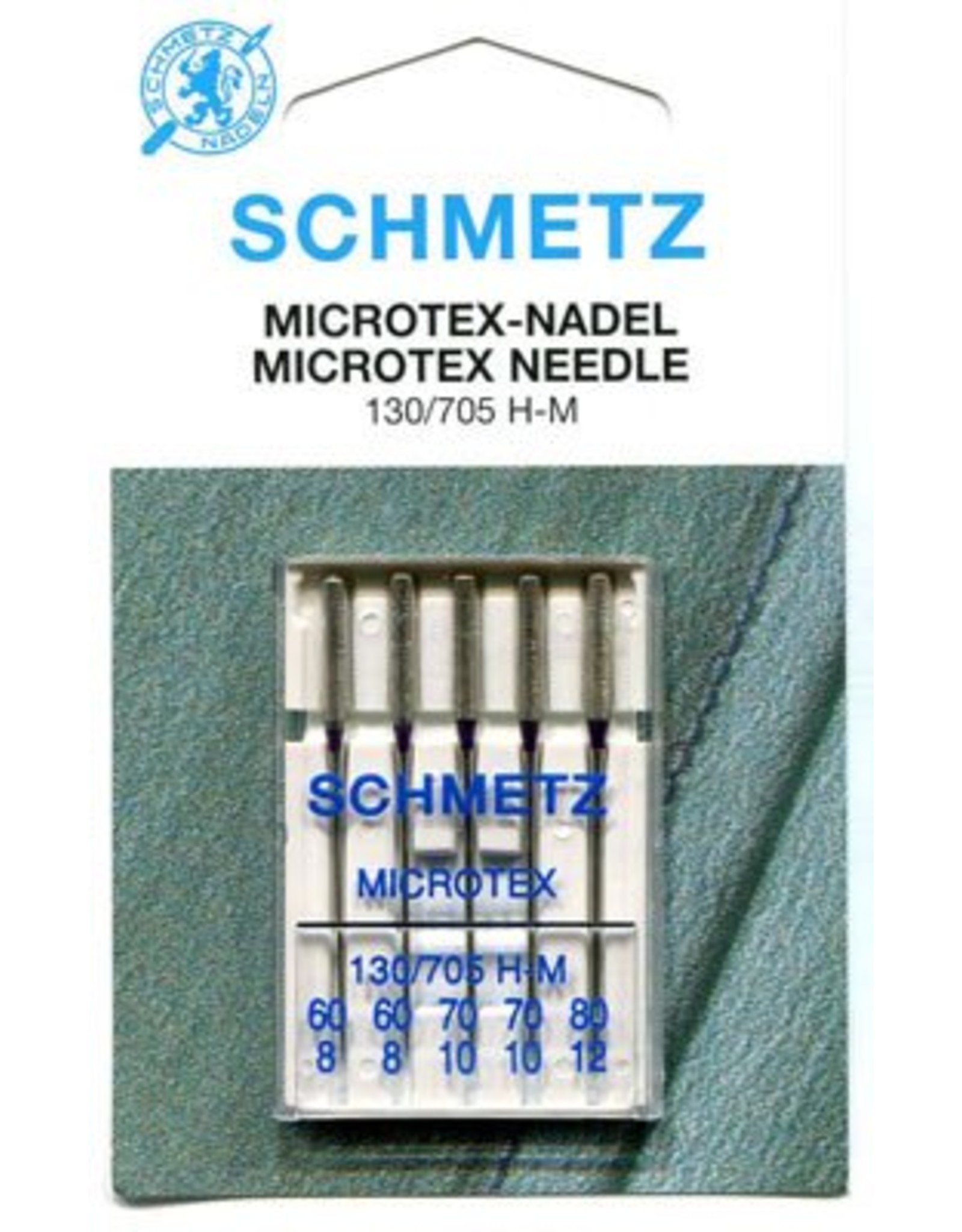 Schmetz Microtex Needle - 130/705 H-M - 60/70/80 ass.