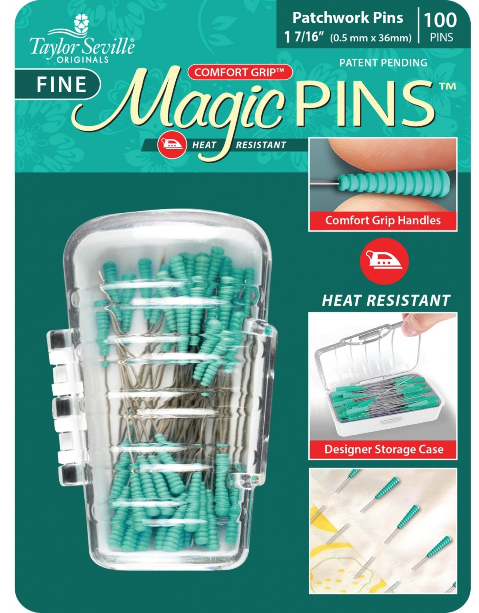 Taylor Seville Magic Pins Fine - 100 pcs