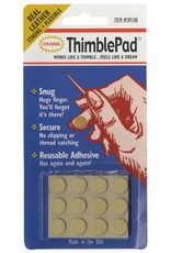 Colonial Needle Thimble Pad Leather - reusable adhesive