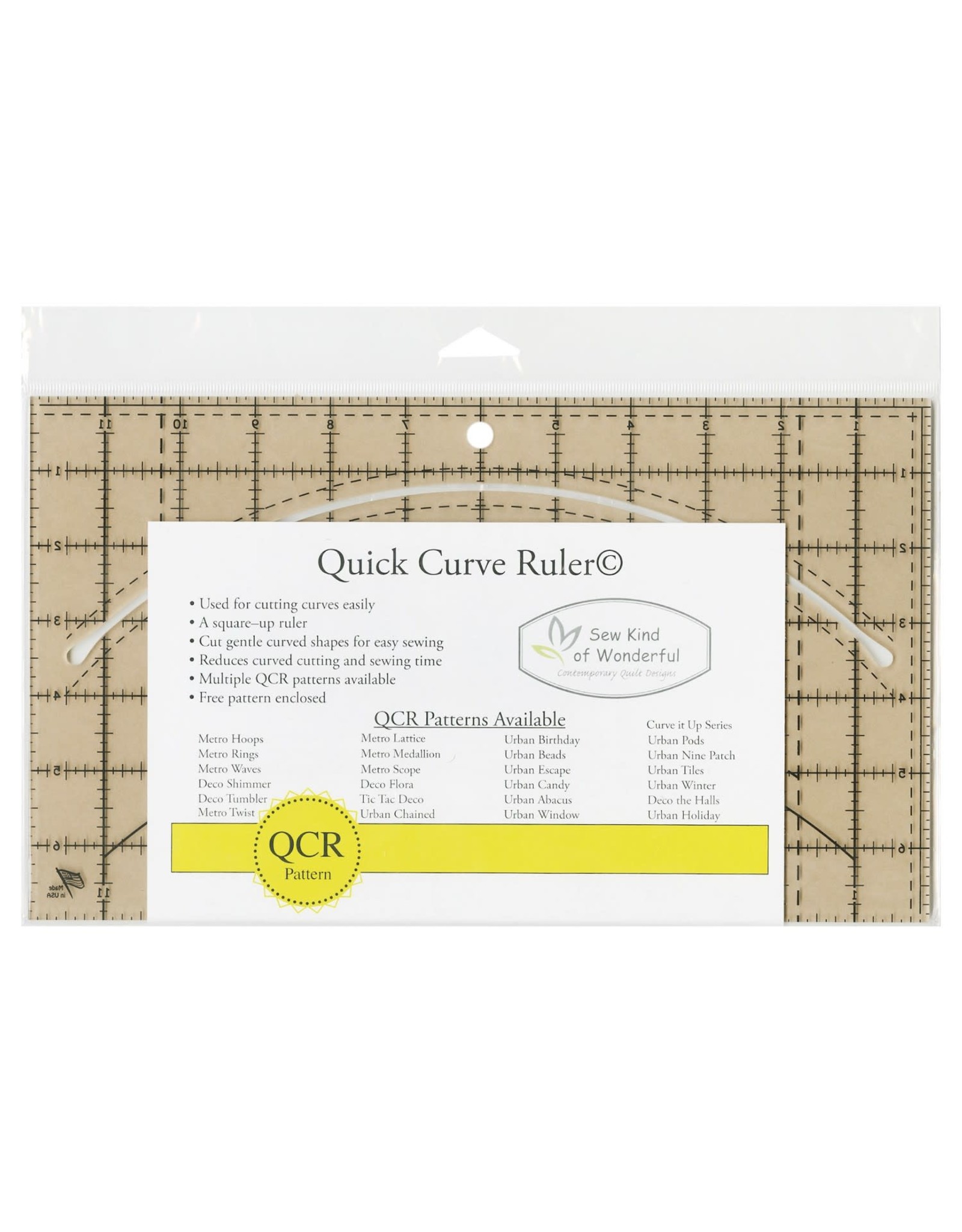 Sew Kind of Wonderful Sew Kind of Wonderful - Quick Curve Ruler