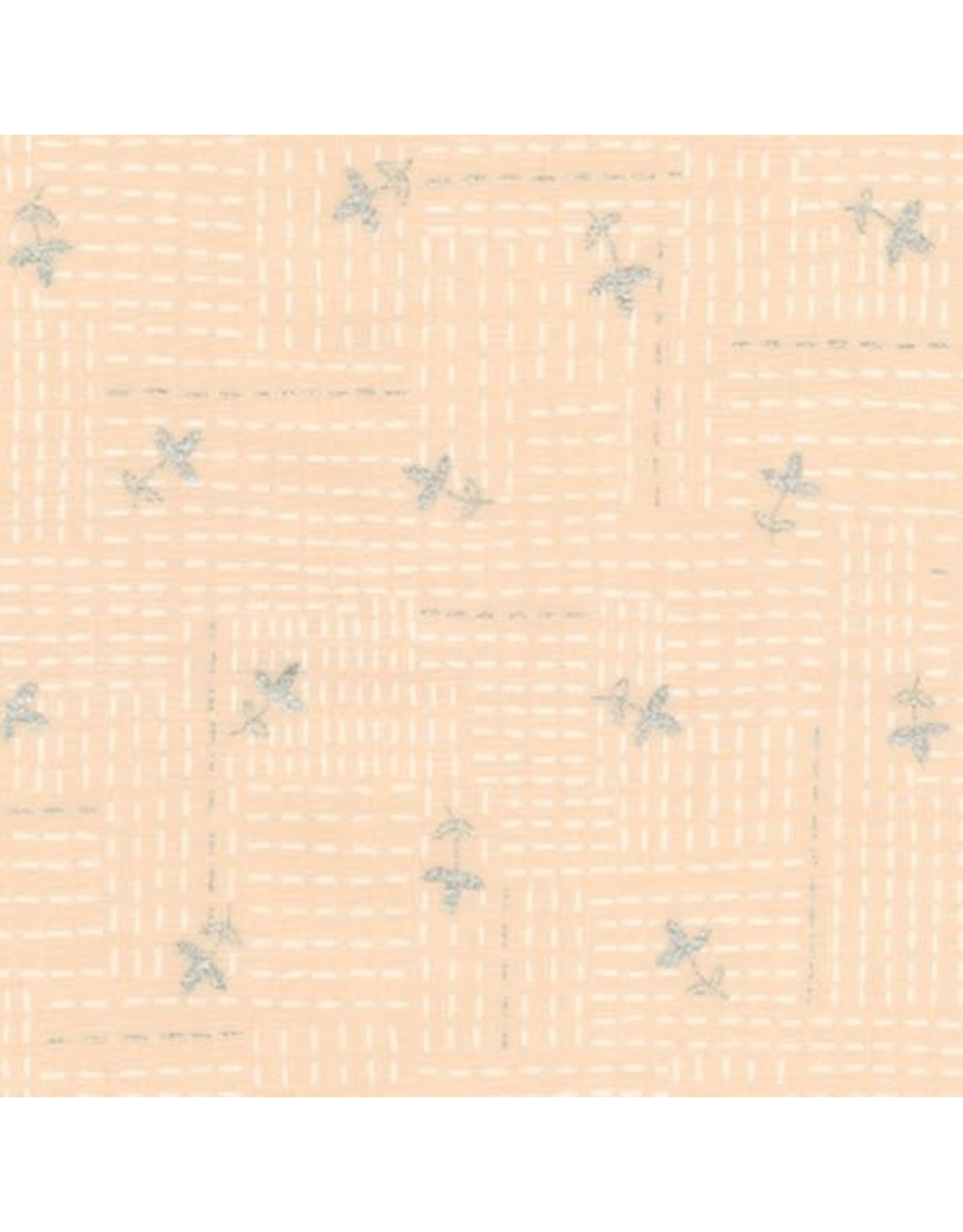 Robert Kaufman Karen Lewis - Wayside - Stitches Natural - 18690-14