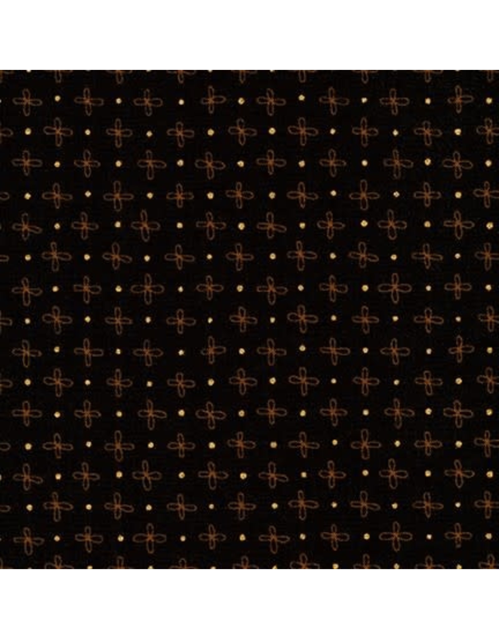 Karen Lewis Wayside Flower Dot Black 186912 Nanno Creative
