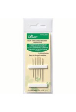 Clover Self Threading Needles - assorted