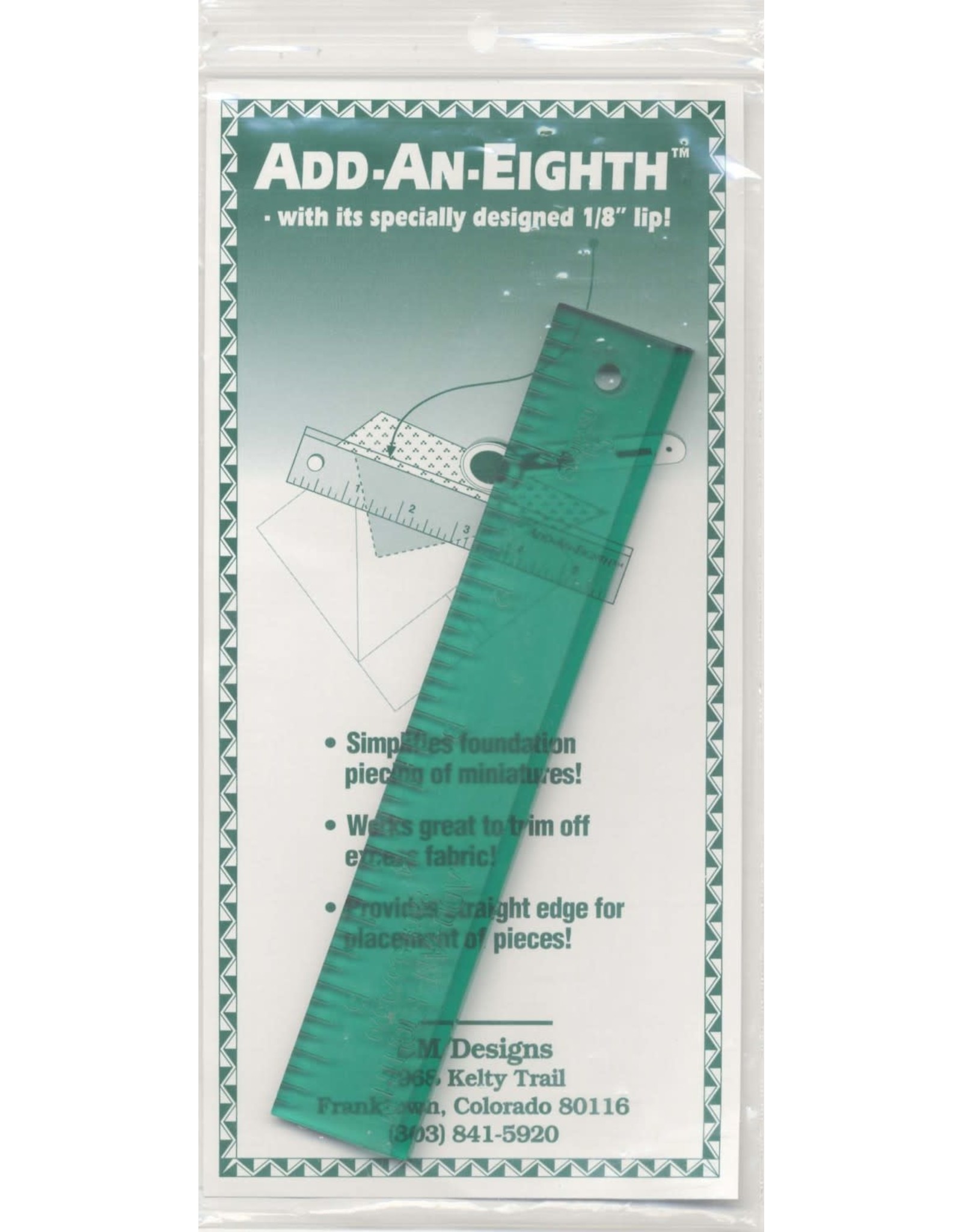 CM Designs Add-an-Eight Ruler - 1 x 6 inch