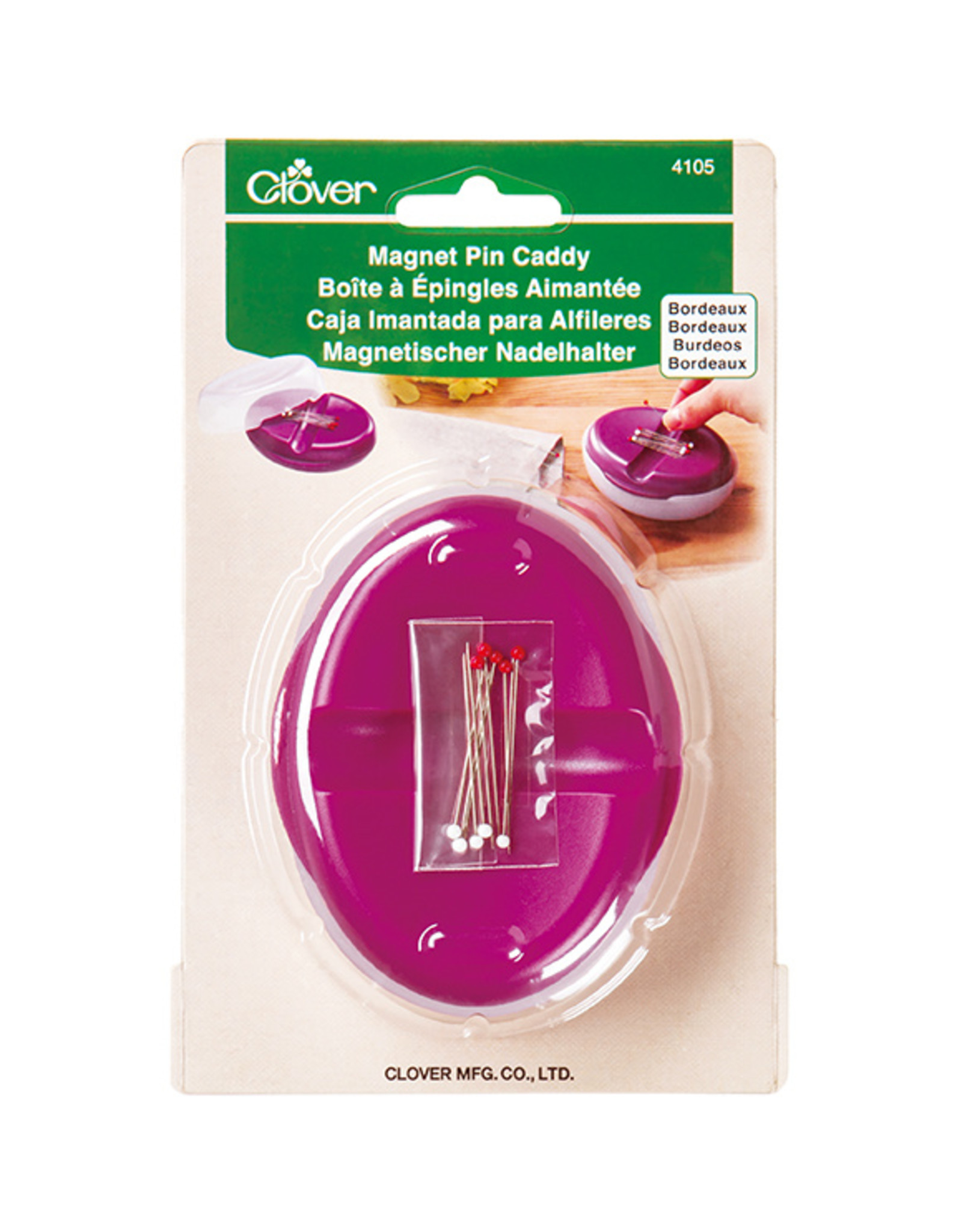 Clover Magnetic Pin Caddy - with lid