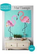 Sew Kind of Wonderful Sew Kind of Wonderful patroon - Mod Flamingos