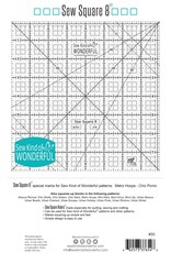 Sew Kind of Wonderful Sew Kind of Wonderful - Sew Square Ruler - 8 inch