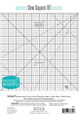 Sew Kind of Wonderful Sew Kind of Wonderful - Sew Square Ruler - 10 inch