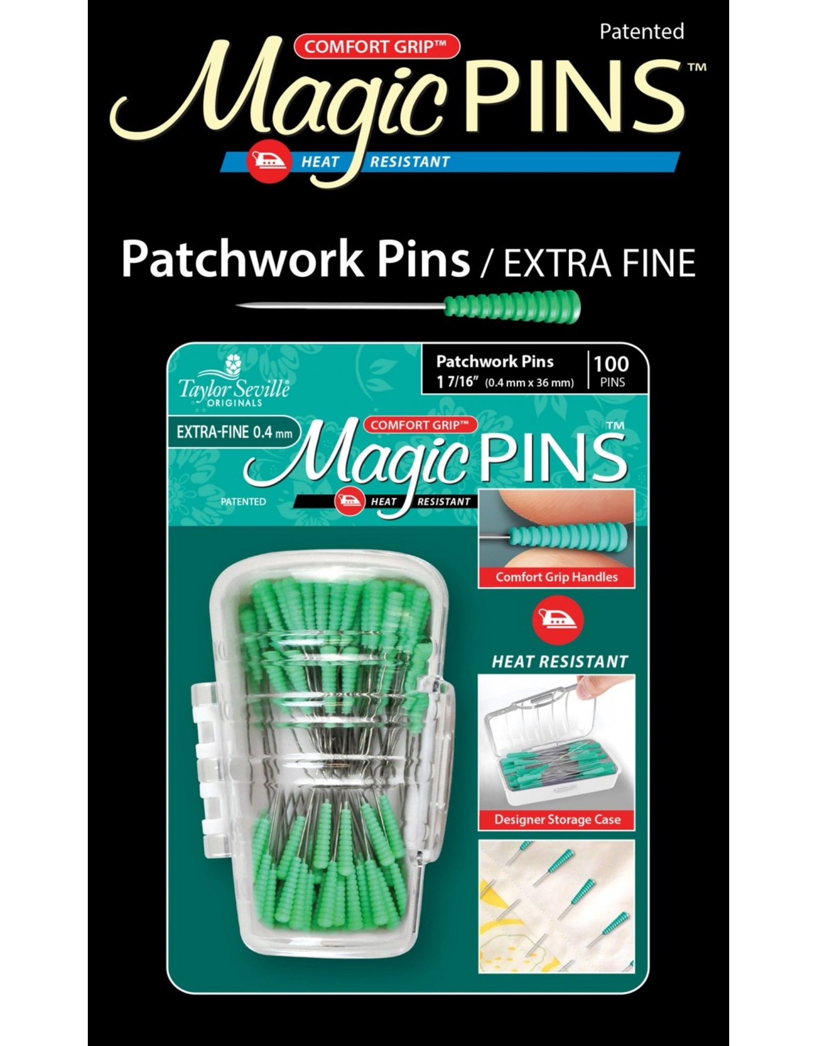 Taylor Seville Magic Pins Extra Fine - 100 pcs