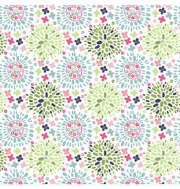 3 Wishes Fabric Hello Spring - Color Puff Multi