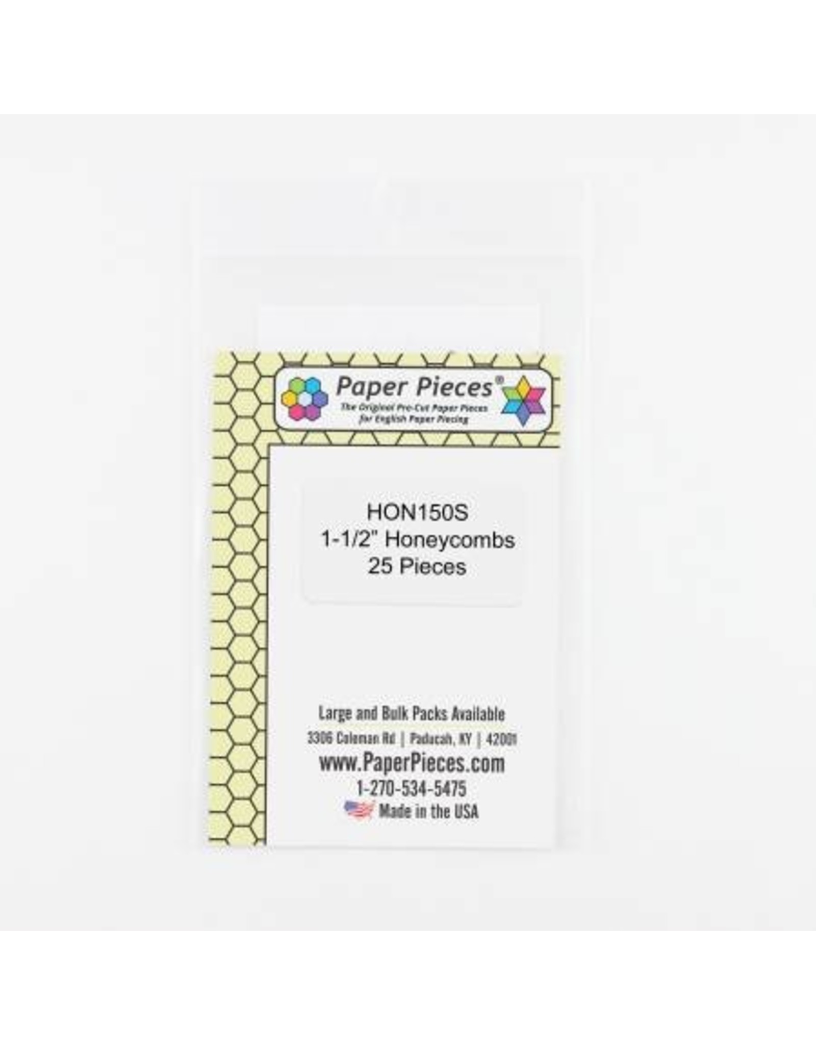Paper Pieces Paper Pieces - 1-1/2 inch Honeycomb - 25 pcs