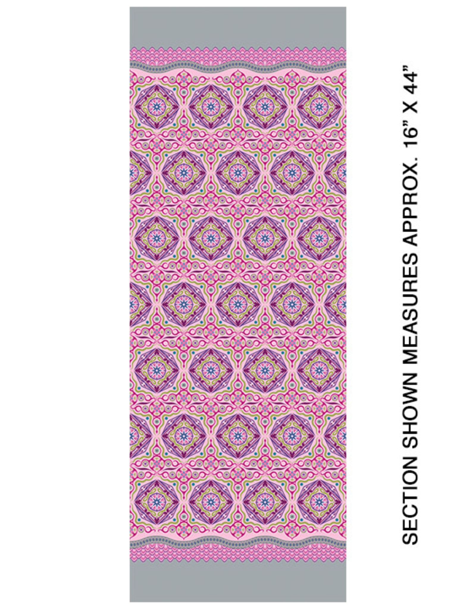 Benartex Contempo Studio Modern Quilt Studio -  Dreamy - Magic Carpet Pink - 6996-01