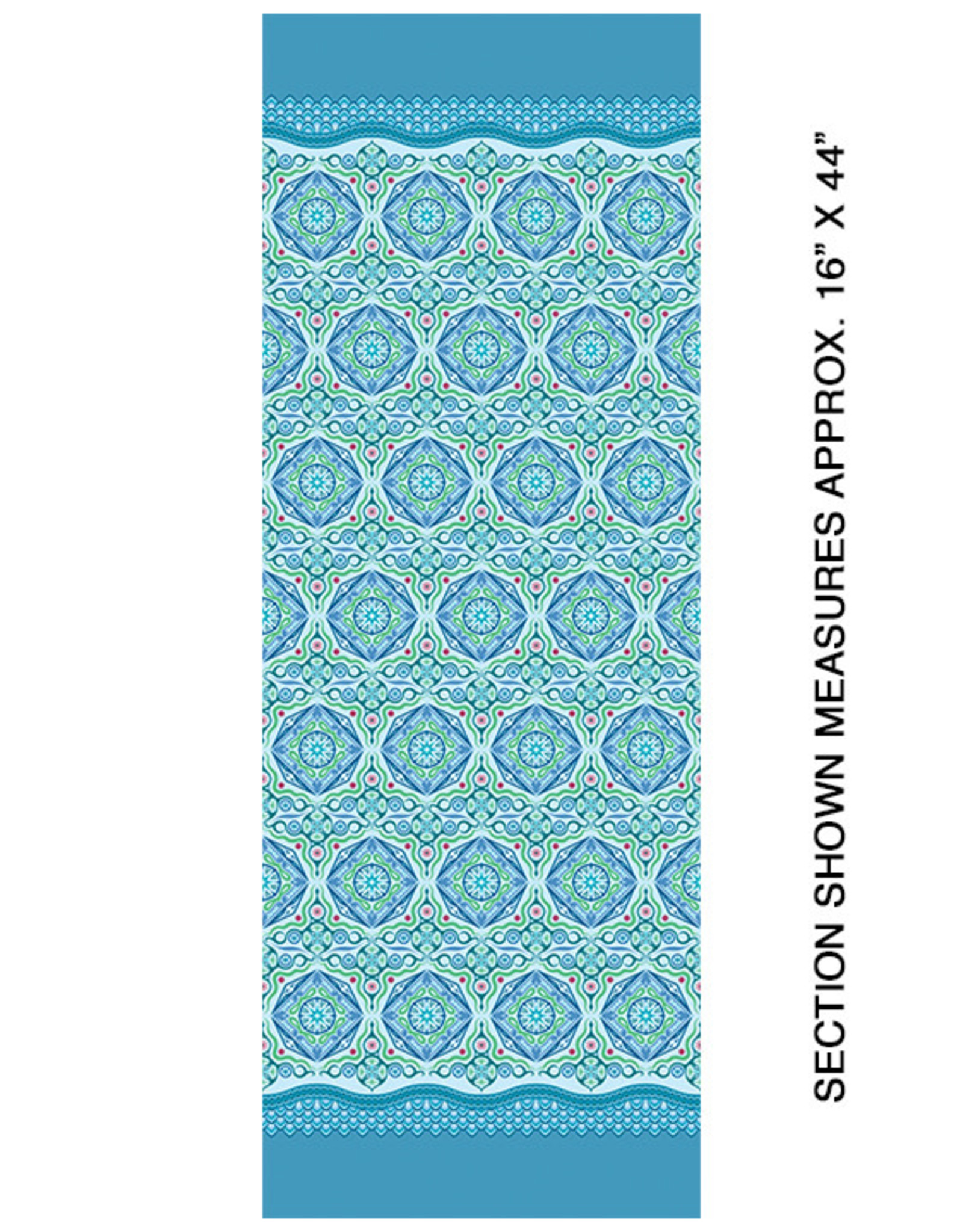 Benartex Contempo Studio Modern Quilt Studio -  Dreamy - Magic Carpet Blue - 6996-50