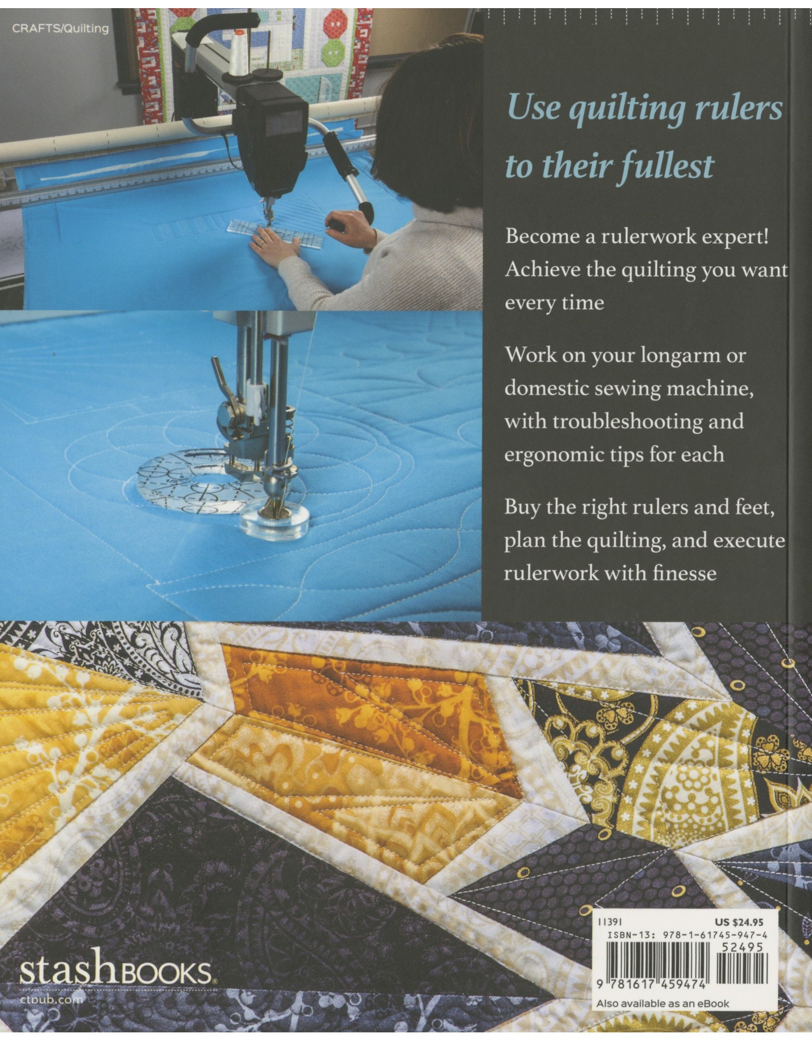 CT Publishing The Ultimate Guide to Rulerwork Quilting - Amanda Murphy