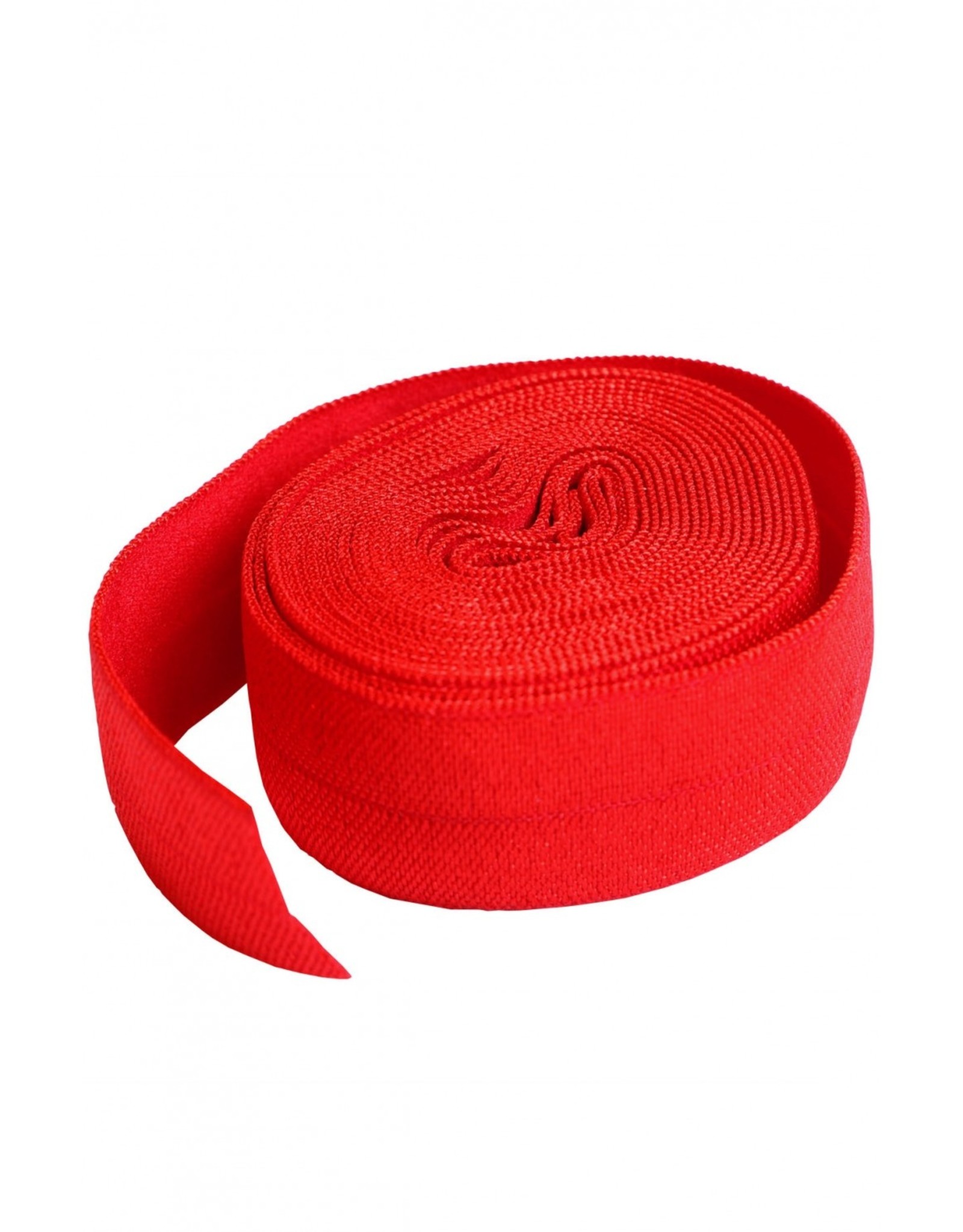 ByAnnie Fold-Over Elastic - Atom Red