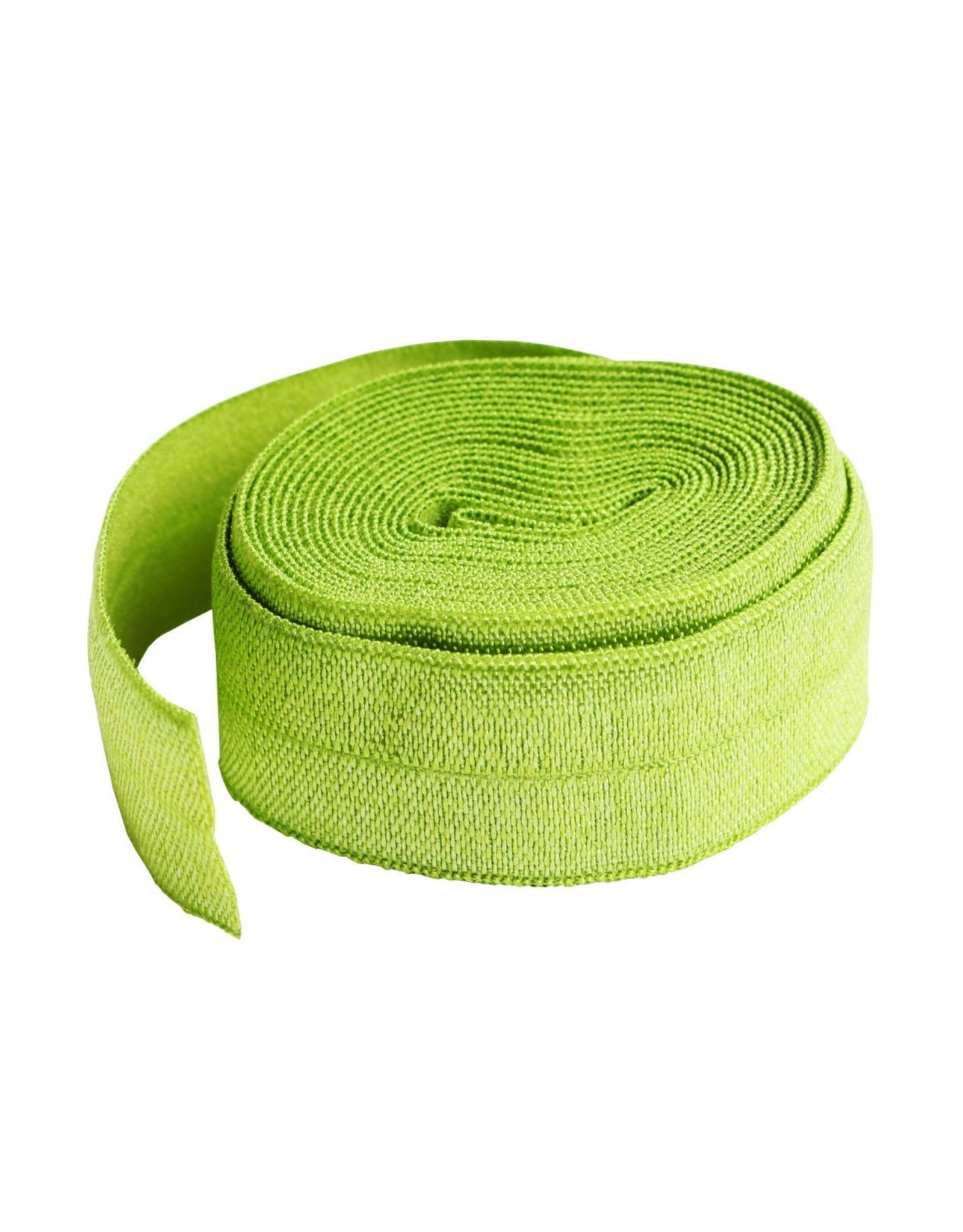 By Annie Fold-Over Elastic - Apple Green