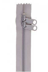 ByAnnie Handbag Zipper - 30 inch / 76 cm - double slide - Pewter