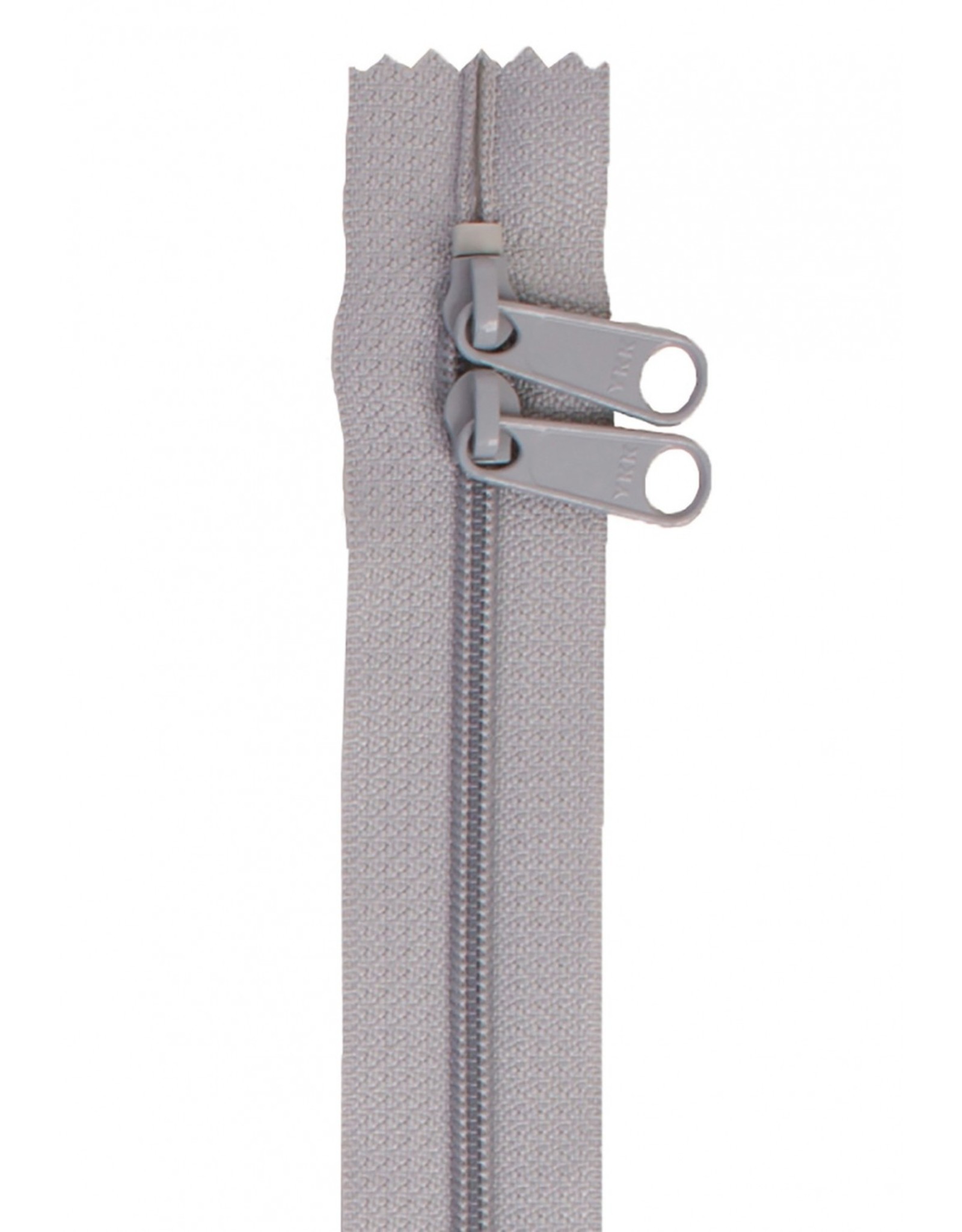 ByAnnie Handbag Zipper - 30 inch / 76 cm - double slide - Pewter
