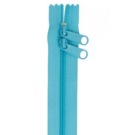 ByAnnie Handbag Zipper - 30 inch / 76 cm - double slide - Parrot Blue