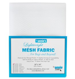 ByAnnie Mesh Fabric - 18 x 54 inch - White