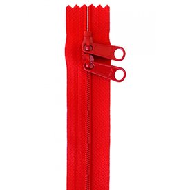 ByAnnie Handbag Zipper - 40 inch / 101 cm - double slide - Atom Red