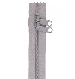 ByAnnie Handbag Zipper - 40 inch / 101 cm - double slide - Pewter