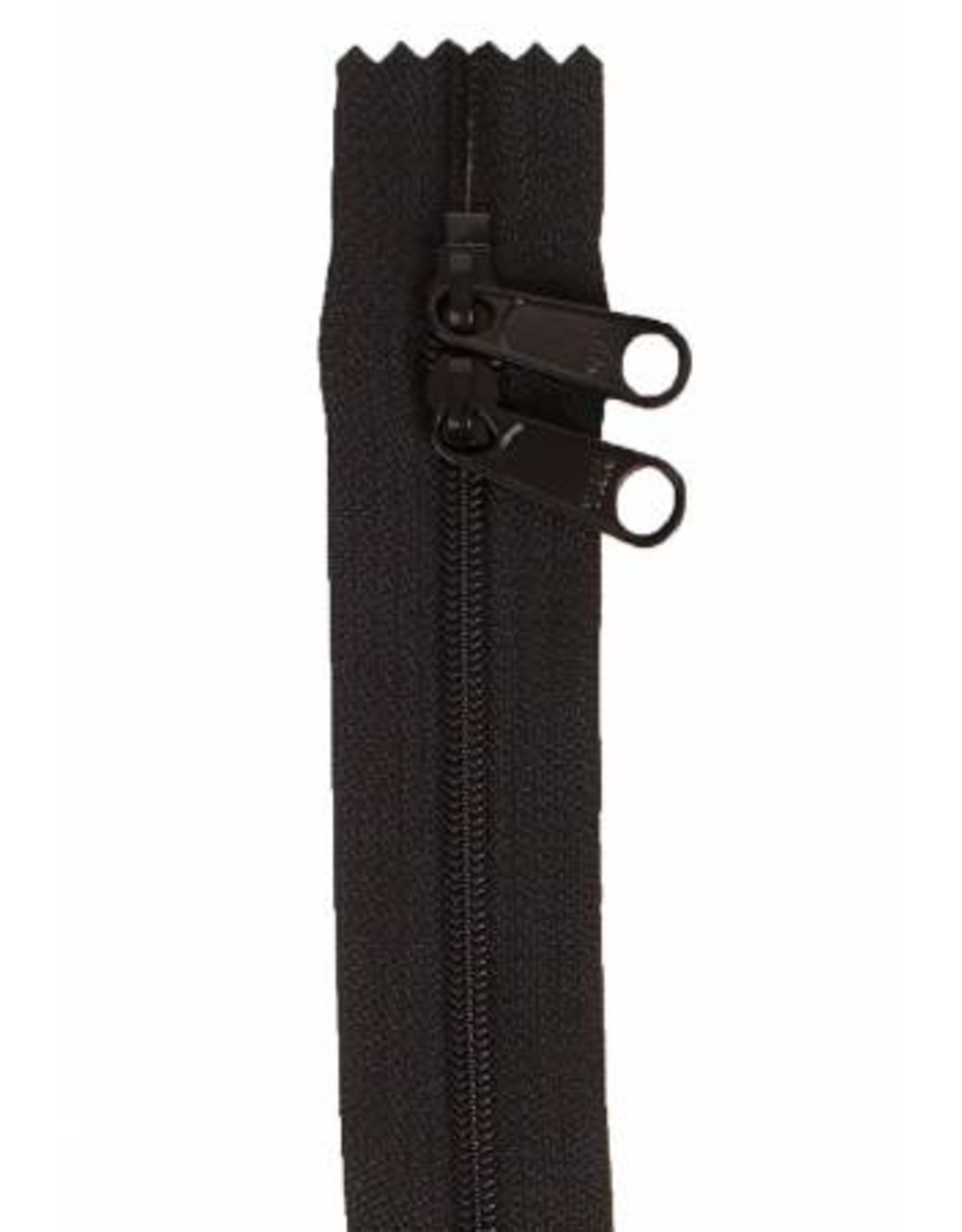 ByAnnie Handbag Zipper - 40 inch / 101 cm - double slide - Black