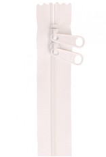 ByAnnie Handbag Zipper - 30 inch / 76 cm - double slide - White