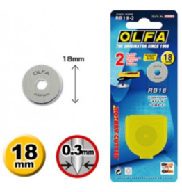 Olfa Olfa replacement blade 18mm - 2 pcs