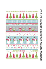 Benartex Contempo Studio Joy - Merry and Bright Stripe Multi