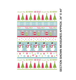 Benartex Contempo Studio Joy - Merry and Bright Stripe Multi
