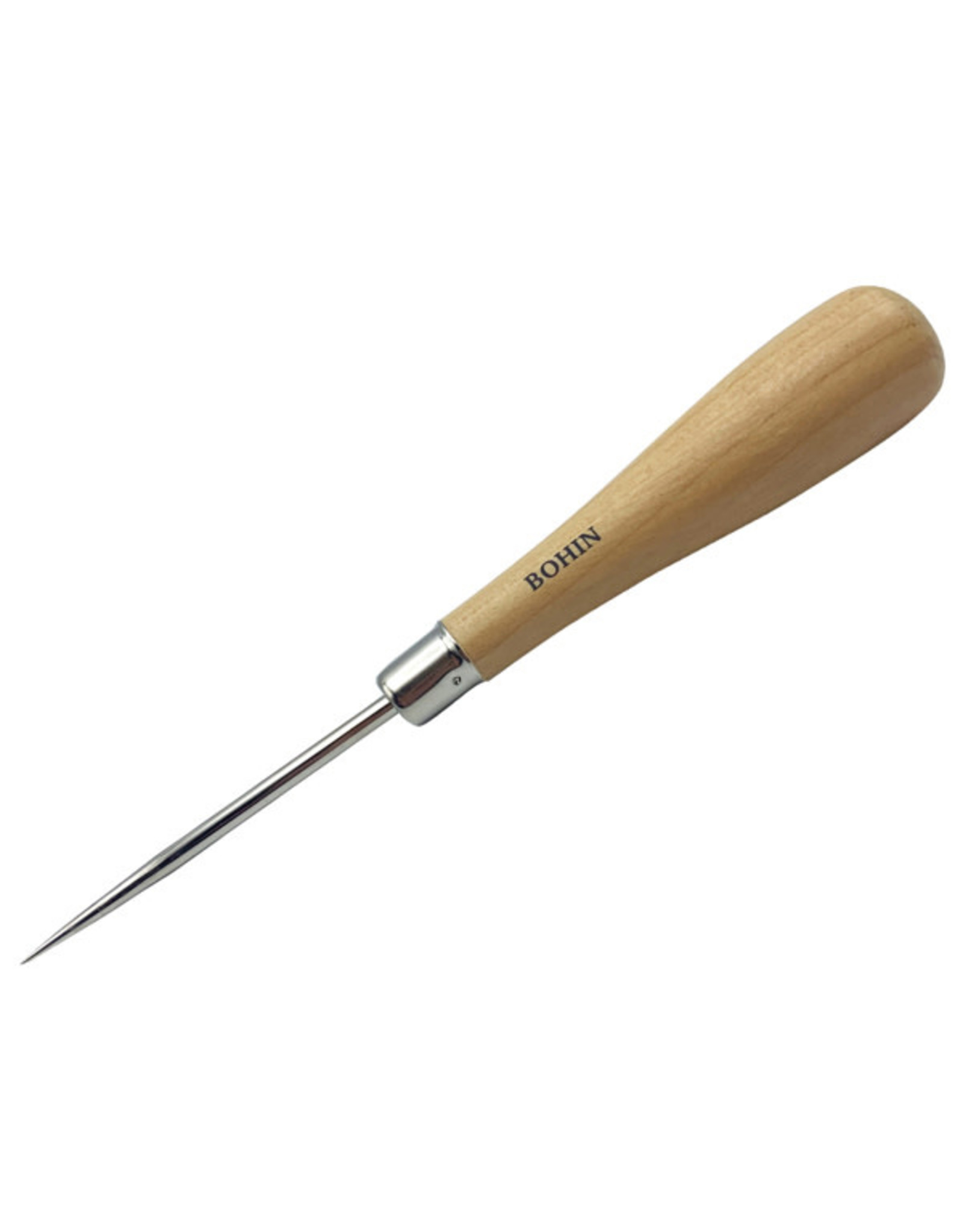 Bohin Tapered Awl - wooden handle - 16 cm