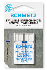 Schmetz Tweelingnaald Stretch - 75 - 4,0 mm
