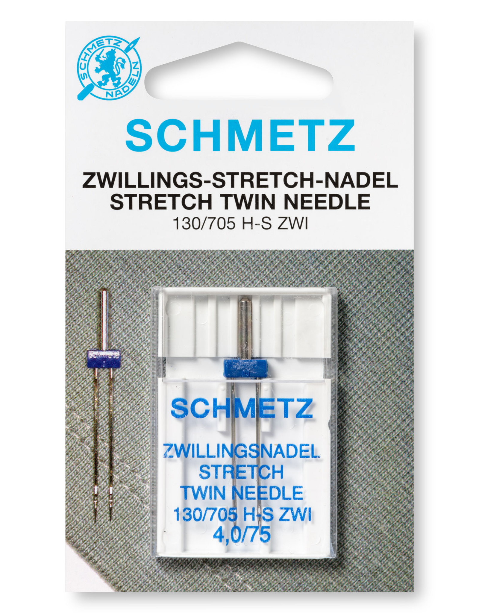 Schmetz Tweelingnaald Stretch - 75 - 4,0 mm