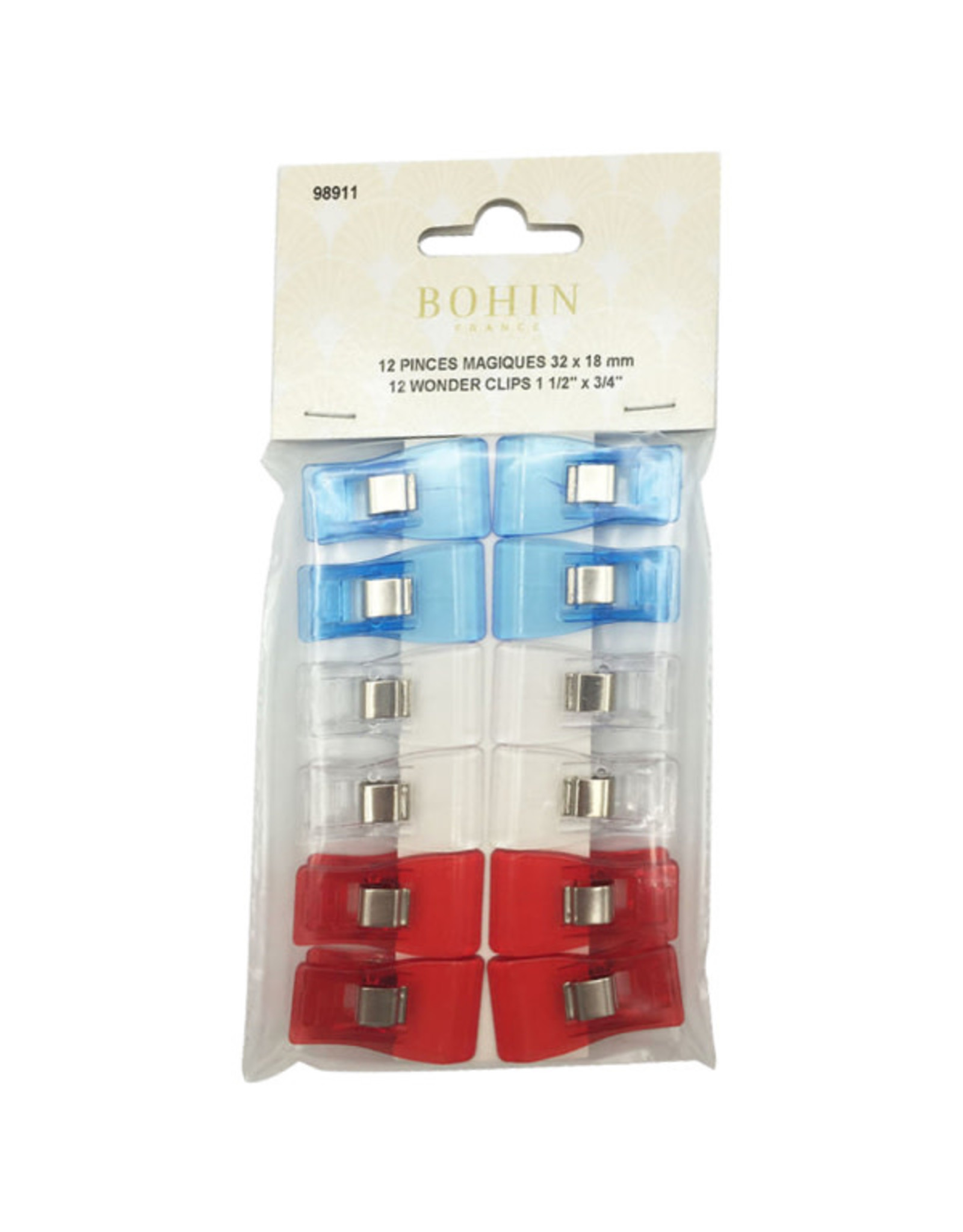 Bohin Wonderclips Large - 12 pcs