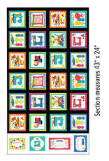 Kanvas Studio Sew Excited - Boxes Multi - Panel