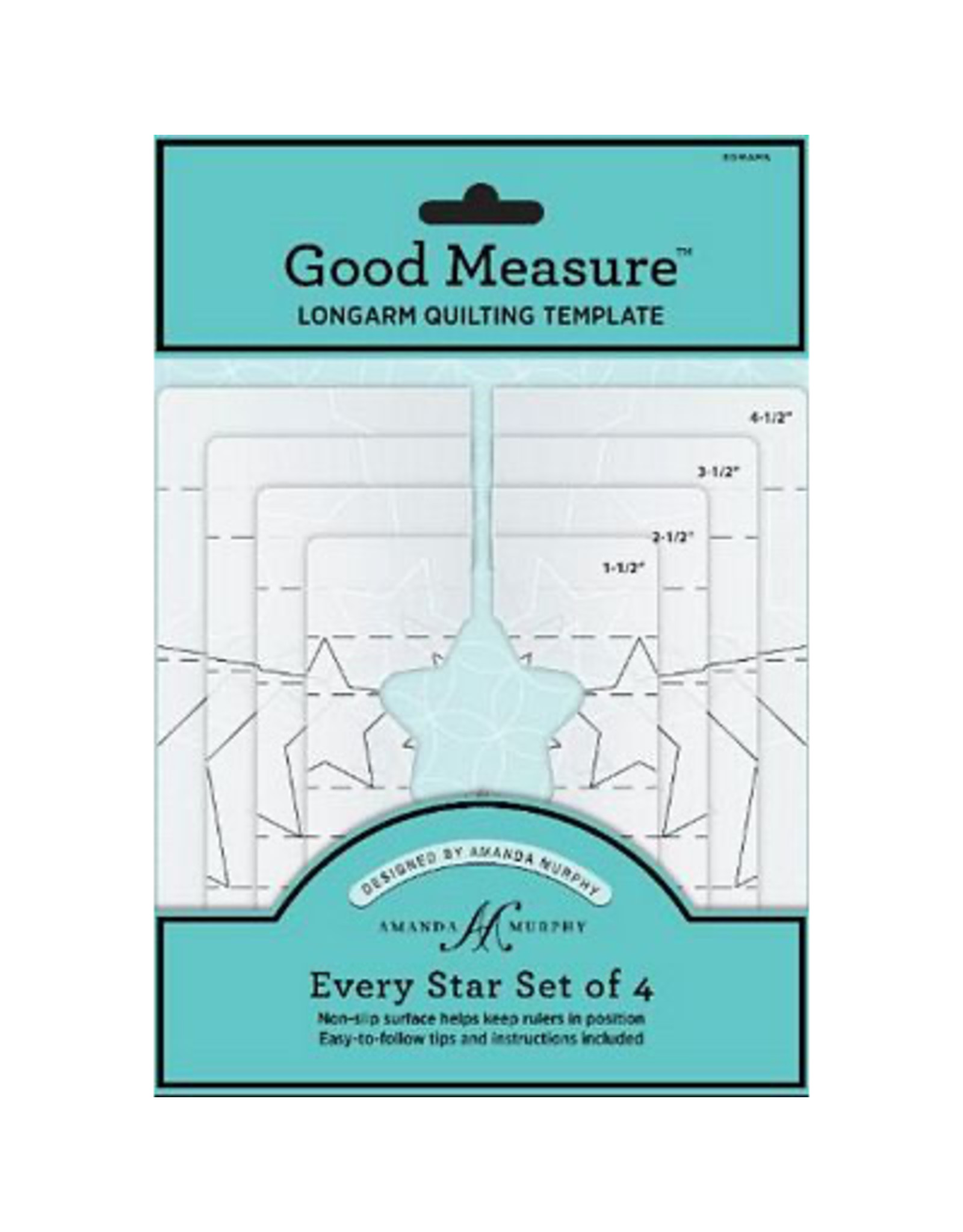 Amanda Murphy - Good Measure Quilting Templates - Every Star Set