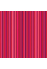 Contempo Warp & Weft 2 - Red Stripe Red