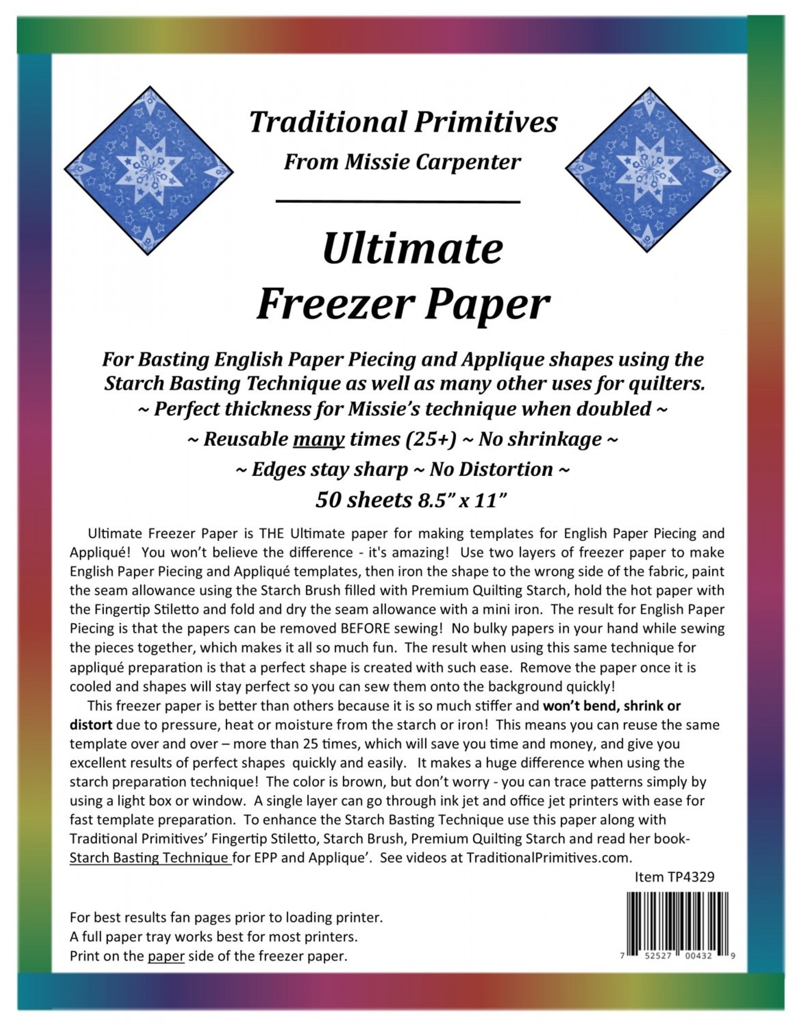 Traditional Primitives Ultimate Freezer Paper - 40 sheets