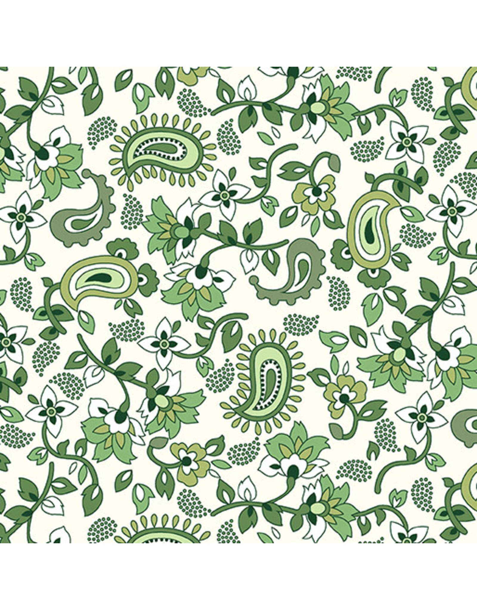 Benartex Pat Sloan - Morrison Park - Sculpture Green - 10181-40