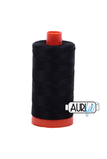 Aurifil Aurifil - Mako 50 - 1300m 2692 - Black - 100% cotton